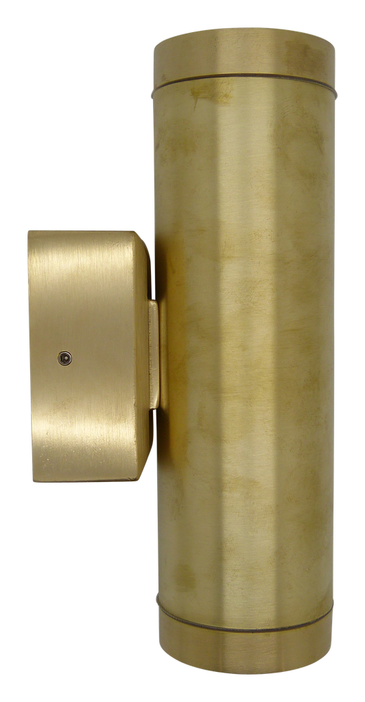 Antique brass up discount down wall light
